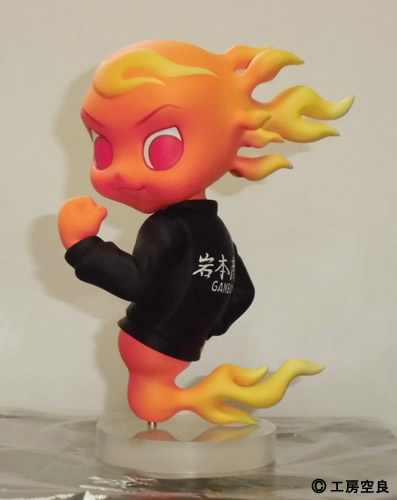 過去製作事例画像　炎モチーフキャラクタ
